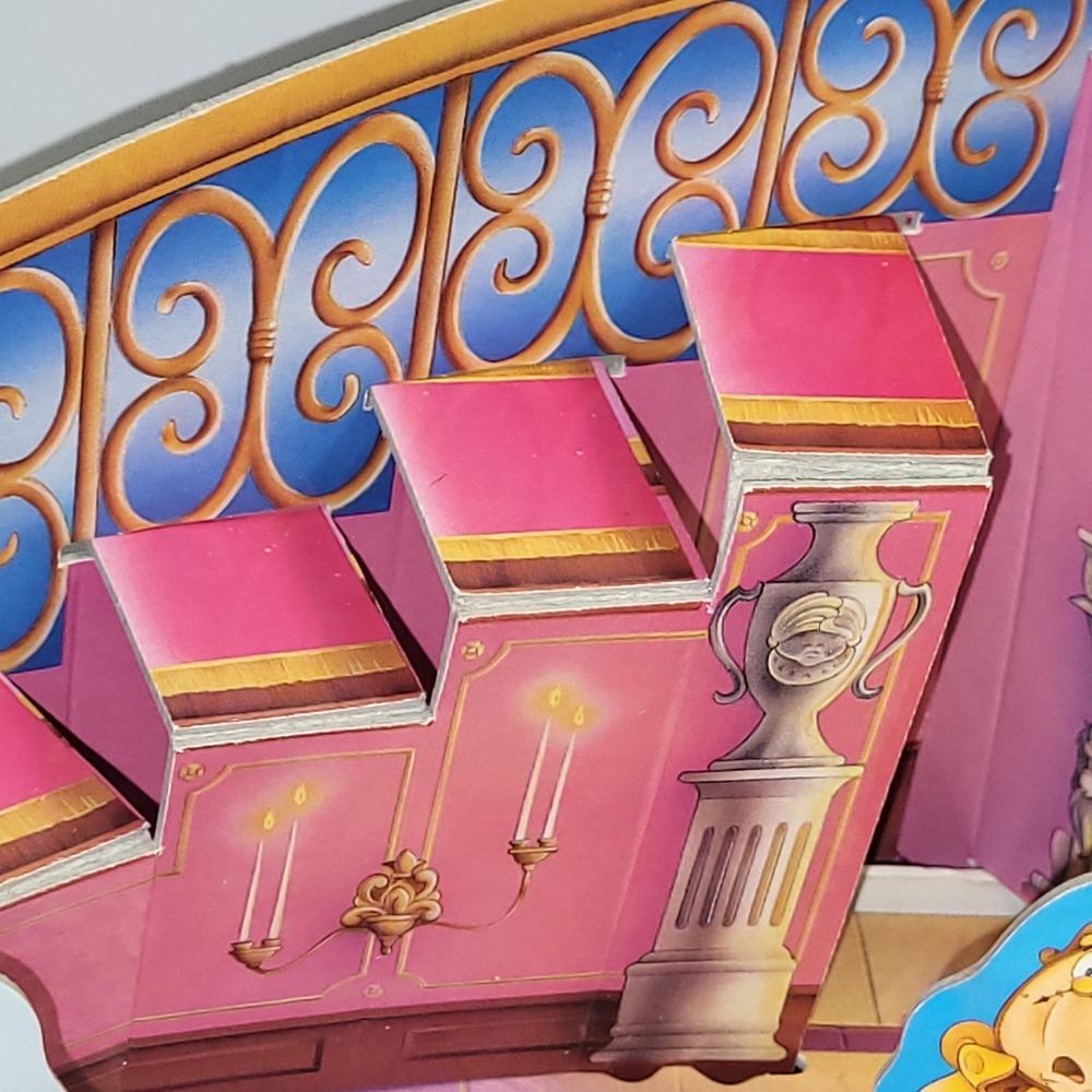 Milton Bradley Disney Beauty and the Beast Game 3-D Board Game 1991 Vintage 4204 - Picture 5 of 8